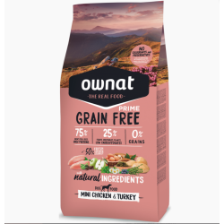 Ownat Grain Free Prime Mini Adult Chicken &amp; Turkey
