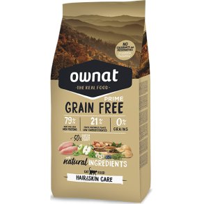 Ownat Grain Free Prime Hair & Skin (Cat)