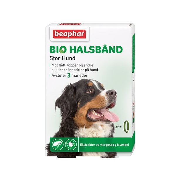 Beaphar Bio Halsbnd Stor hund