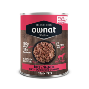 OWNAT WETLINE Beef & Salmon 400g