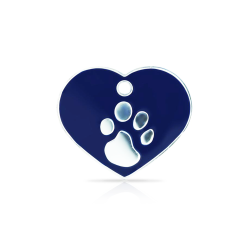 Hjerte Elegance bl/slv