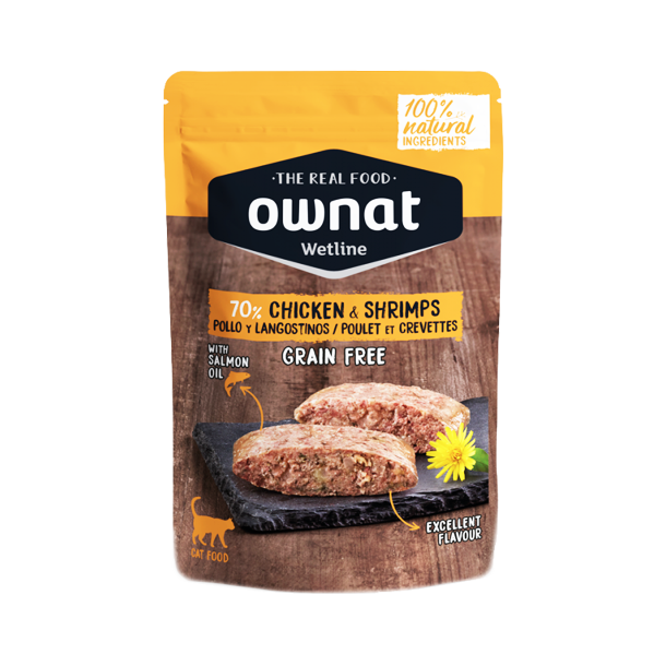 OWNAT WETLINE Chicken &amp; Shrimp 85g