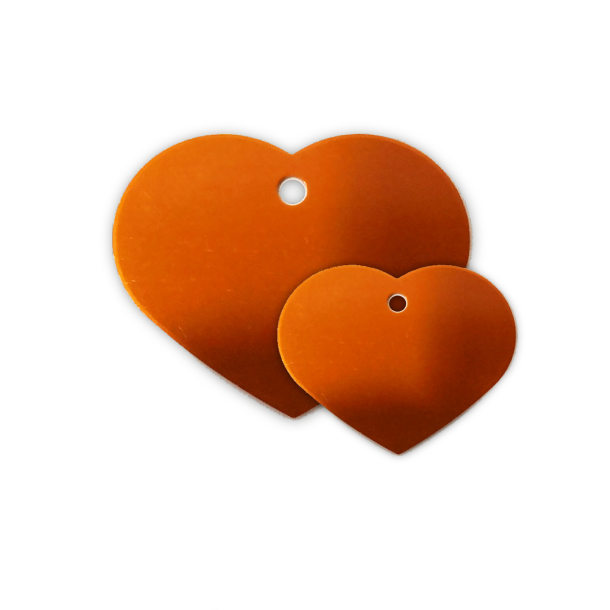 Hjerte oransje