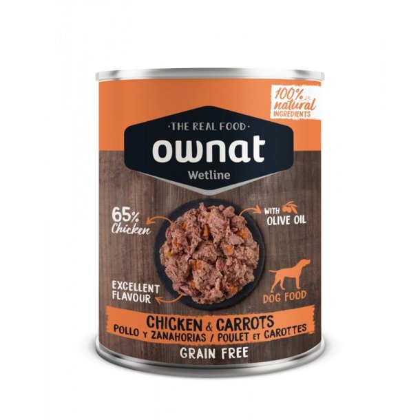 OWNAT WETLINE Chicken &amp; Carrots 400g