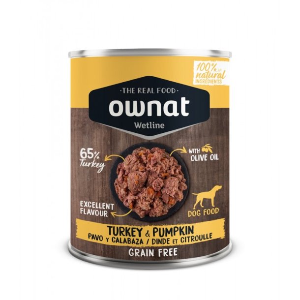 OWNAT WETLINE Turkey &amp; Pumpkin 400g