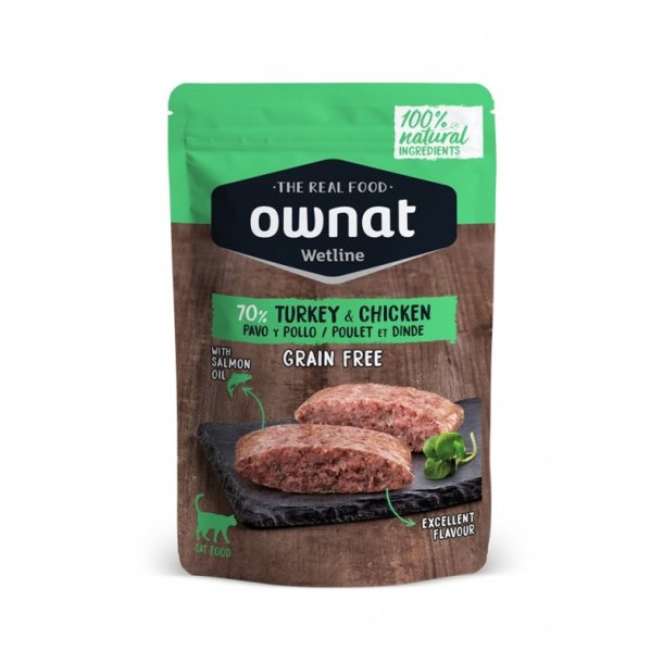 OWNAT WETLINE Turkey &amp; Chicken 85g