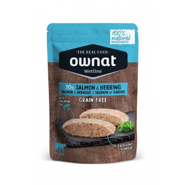 OWNAT WETLINE Salmon &amp; Herring 85g