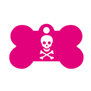Bein Rosa Pirate Style Skull & Crossbens
