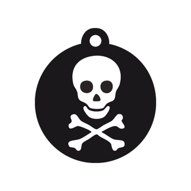 Sirkel Pirate Style Skull &amp; Crossbens