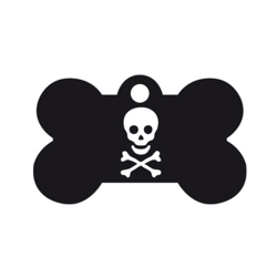 Bein Sort Pirate Style Skull &amp; Crossbens