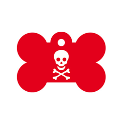 Bein R�d Pirate Style Skull &amp; Crossbens