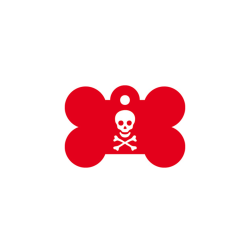 Bein R�d Pirate Style Skull &amp; Crossbens