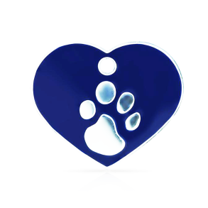 Hjerte Elegance bl/slv