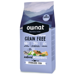 Ownat Grain Free Prime Sterilized Fish (Cat)